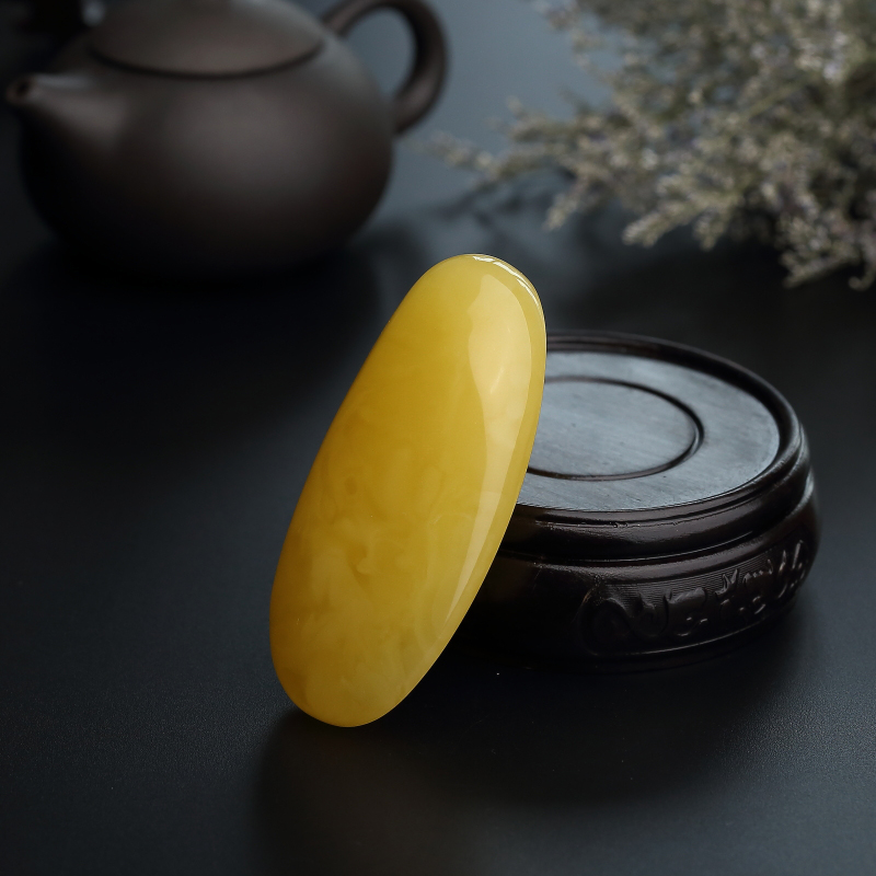 满蜜蜜蜡随形吊坠-红掌柜