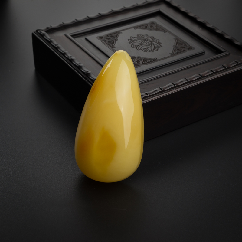 满蜜蜜蜡水滴吊坠-红掌柜