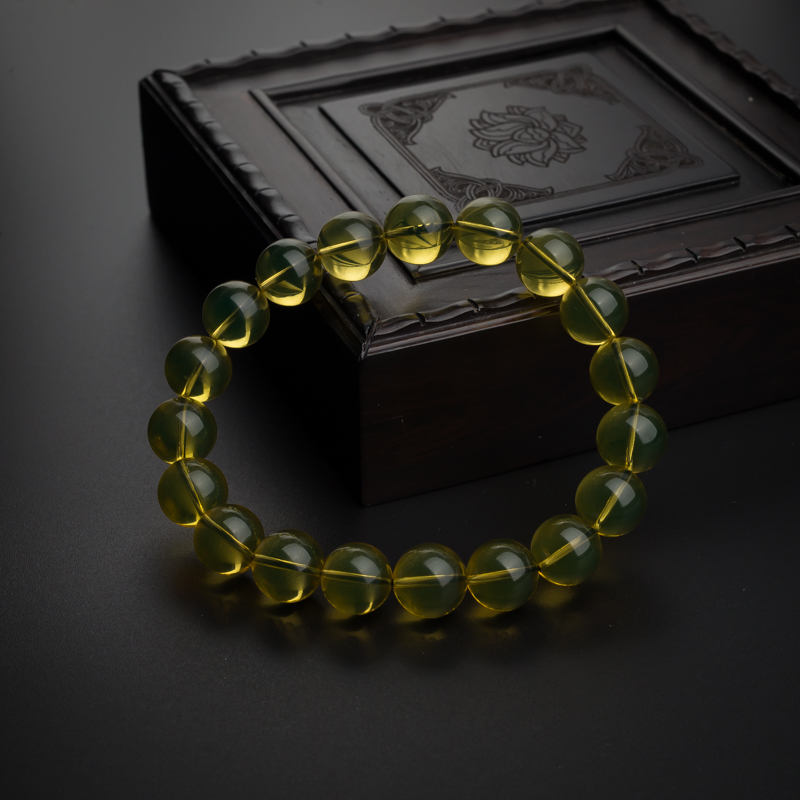 蓝珀108佛珠手串 - 红掌柜