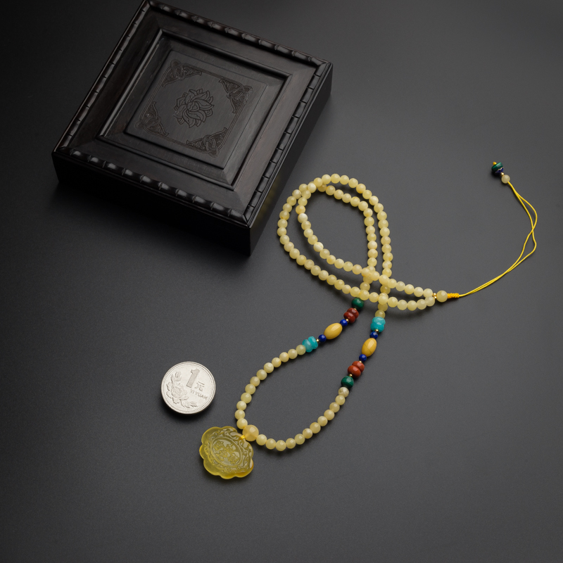 天然波罗的海蜜蜡项链-红掌柜