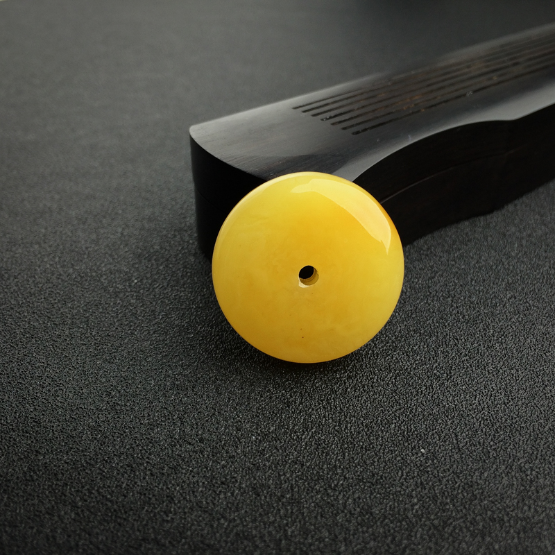 波罗的海鸡油黄蜜蜡平安扣吊坠 - 红掌柜