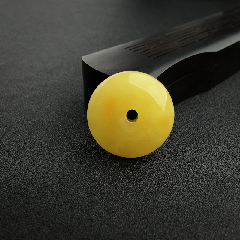 波罗的海鸡油黄蜜蜡平安扣吊坠 - 红掌柜