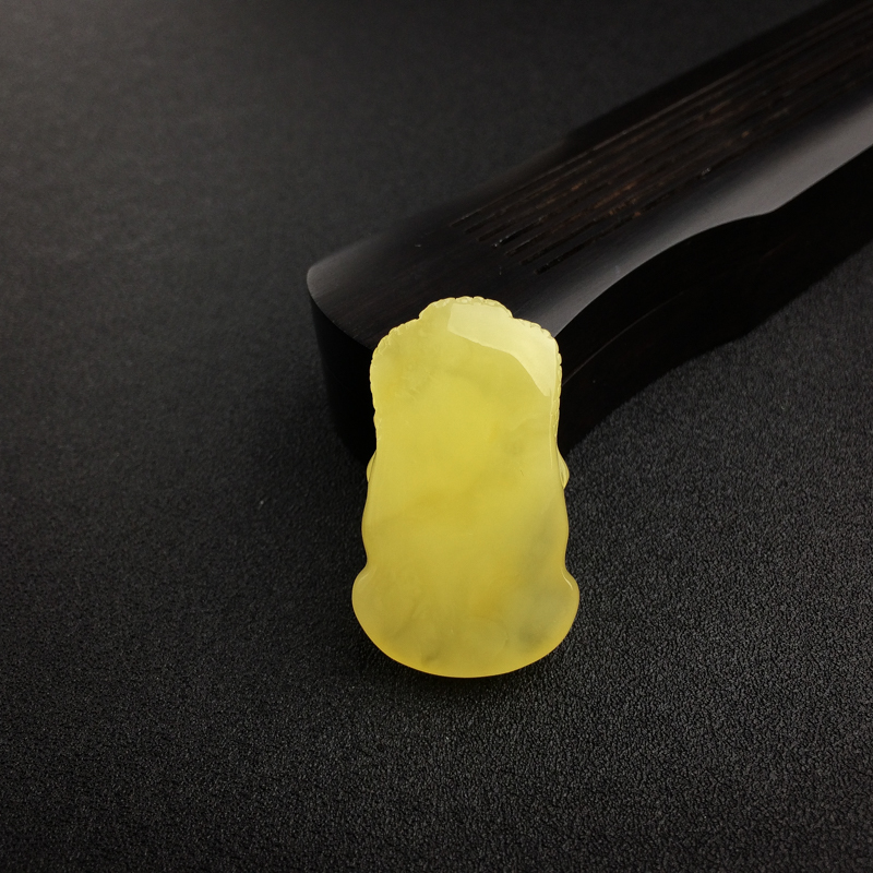 波罗的海鸡油黄蜜蜡宝宝佛吊坠 - 红掌柜