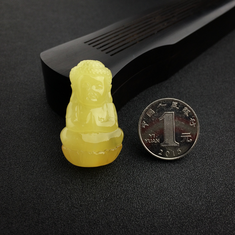 天然蜜蜡宝宝佛吊坠 - 红掌柜