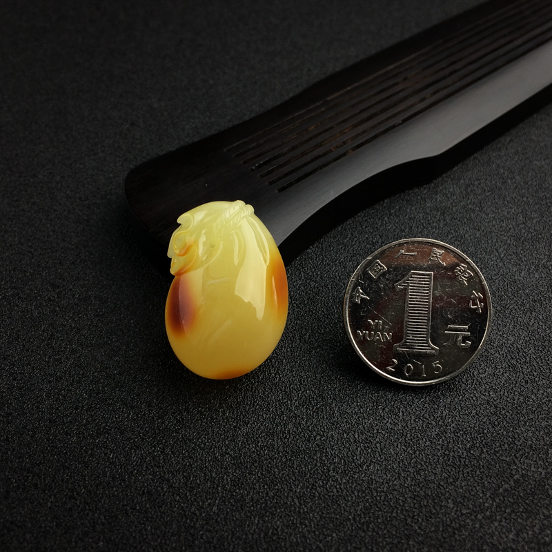 波罗的海蜜蜡钱袋吊坠 - 红掌柜