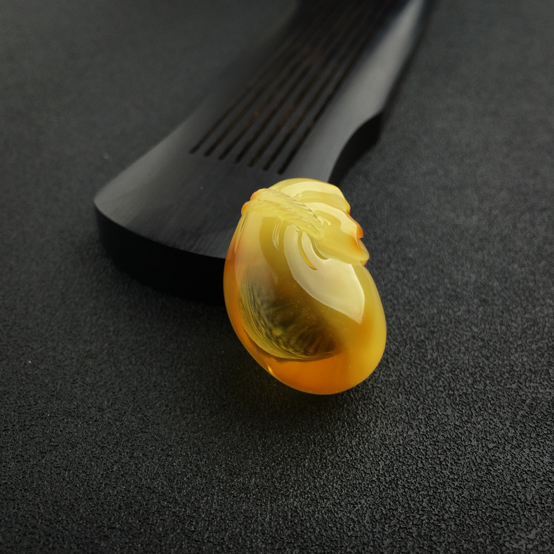 波罗的海蜜蜡钱袋吊坠 - 红掌柜