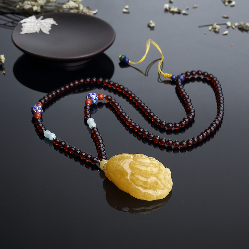 4.5mm血珀项链-红掌柜