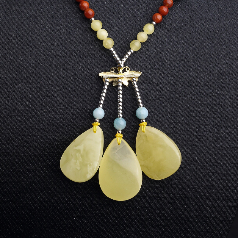 蜜蜡项链-红掌柜