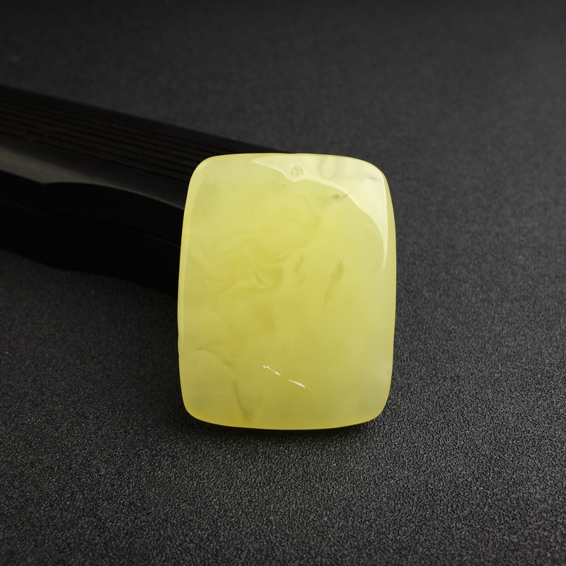 鸡油黄蜜蜡佛吊坠 - 红掌柜