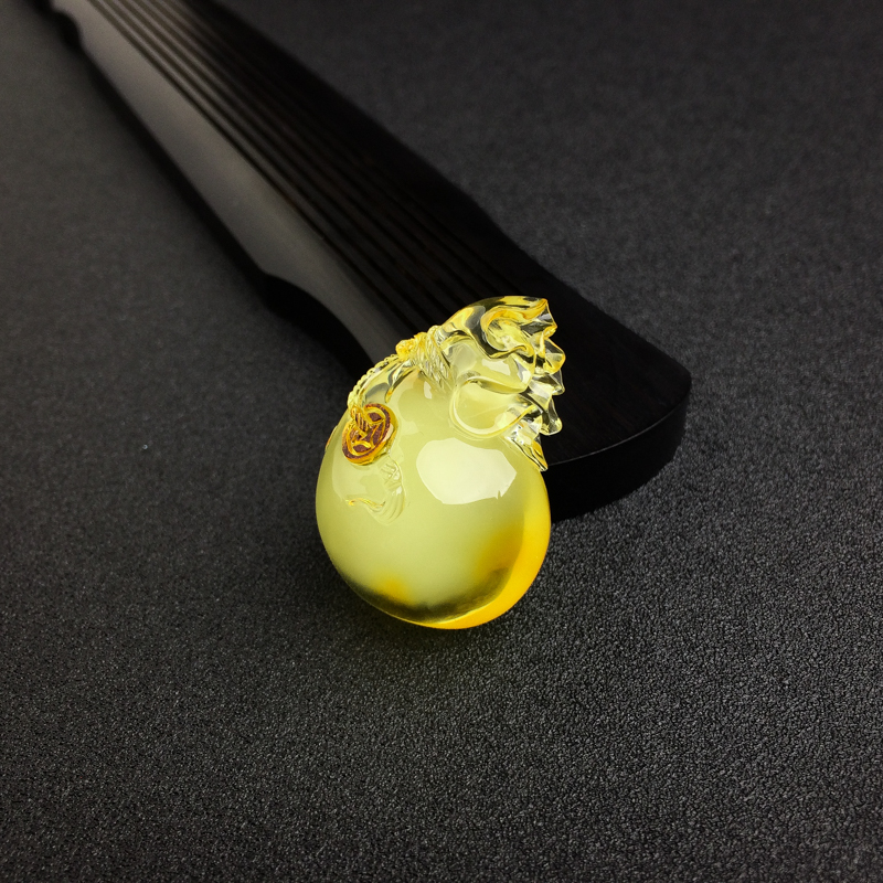 金包蜜蜜蜡钱袋吊坠-红掌柜