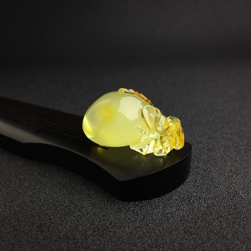 蜜蜡钱袋吊坠-红掌柜