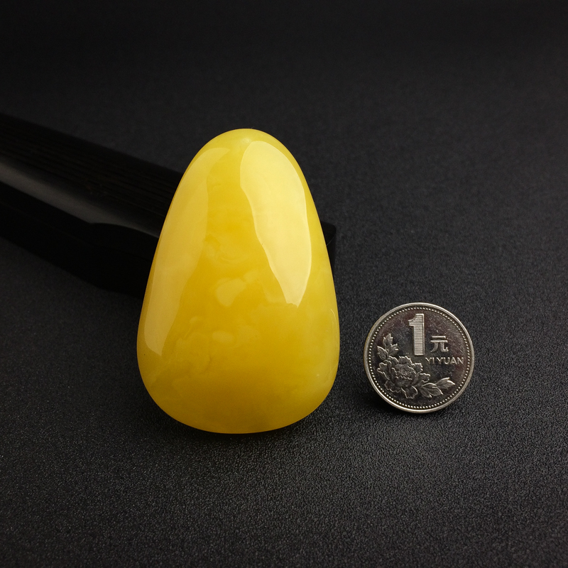 鸡油红蜜蜡吊坠-红掌柜