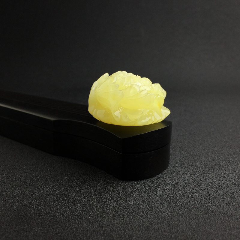 波罗的海满蜜柠檬黄蜜蜡花吊坠 - 红掌柜