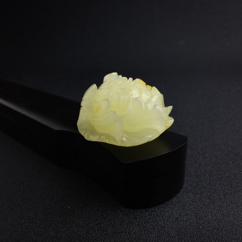 波罗的海满蜜柠檬黄蜜蜡花吊坠 - 红掌柜