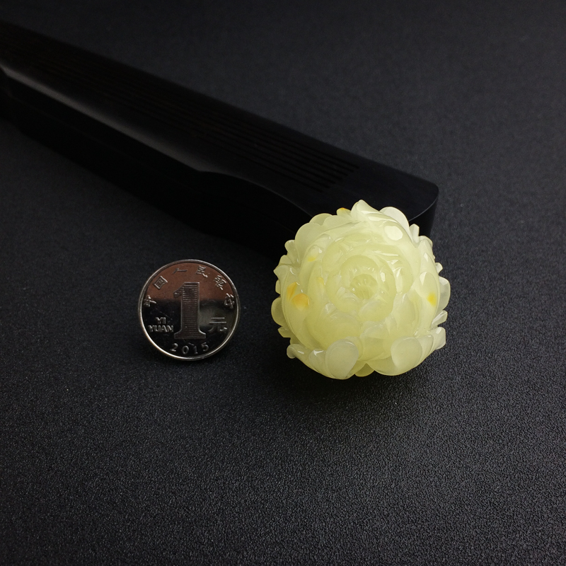 波罗的海天然满蜜柠檬黄蜜蜡吊坠 - 红掌柜