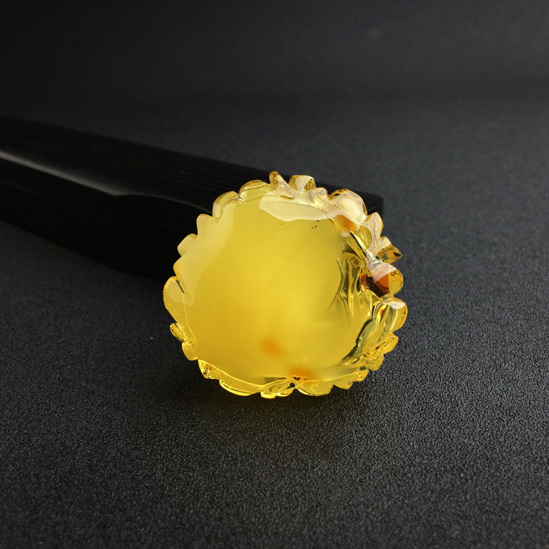 金绞蜜鸡油黄蜜蜡吊坠 - 红掌柜