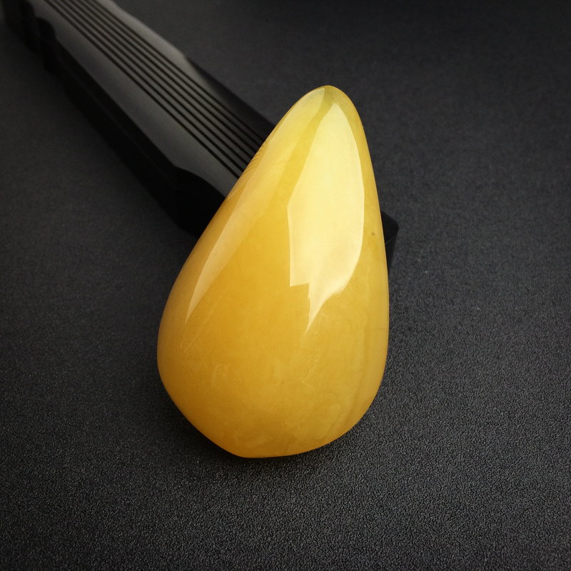 满蜜糖色蜜蜡随形吊坠 - 红掌柜