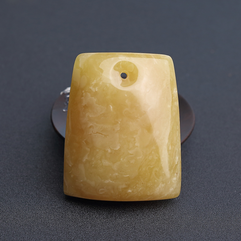 波罗的海天然满蜜糖色蜜蜡无事牌吊坠 - 红掌柜