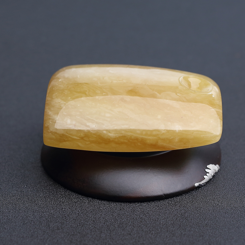 波罗的海满蜜糖色蜜蜡无事牌吊坠 - 红掌柜