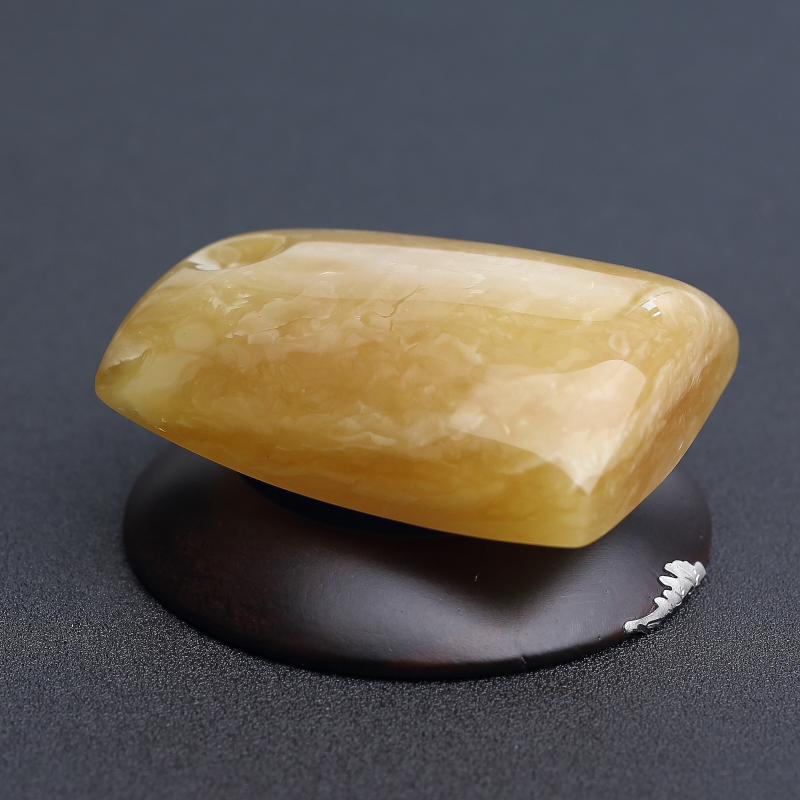 波罗的海糖色蜜蜡无事牌吊坠 - 红掌柜