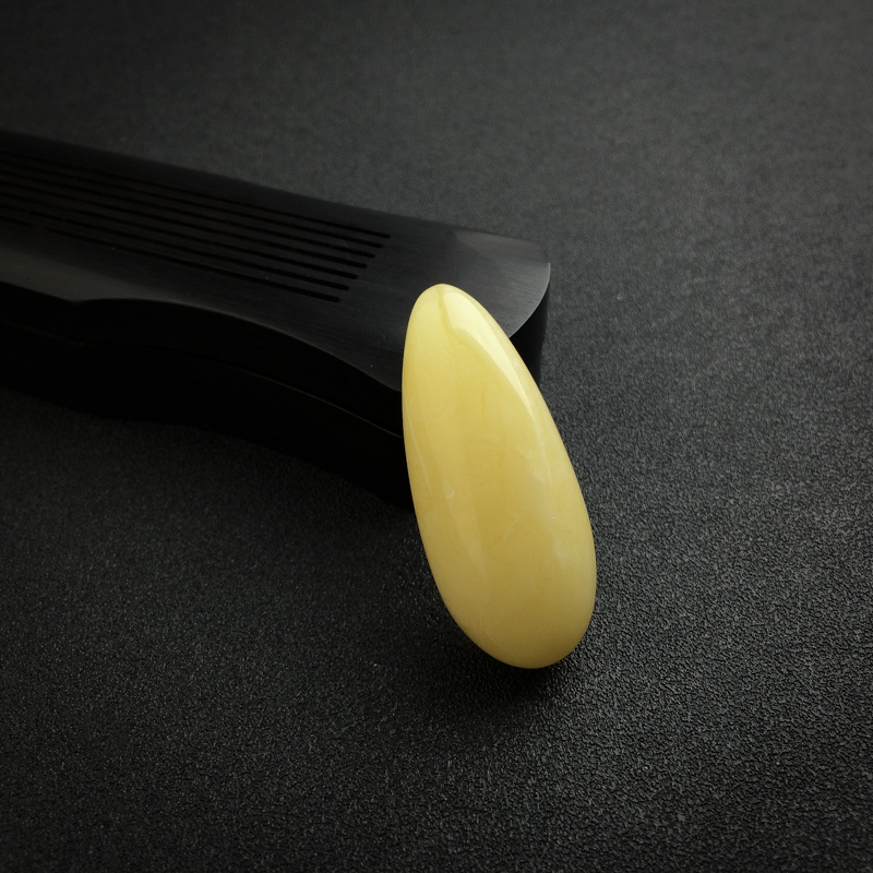 天然满蜜鸡油黄蜜蜡水滴吊坠 - 红掌柜