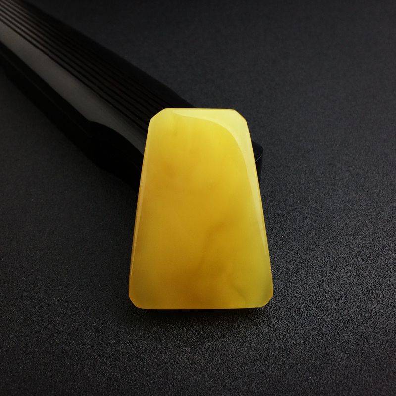 金绞蜜鸡油黄蜜蜡无事牌 - 红掌柜