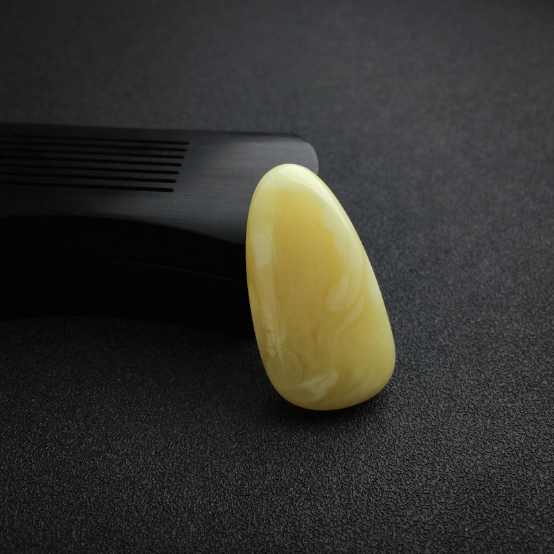 天然白花蜜蜜蜡随形吊坠 - 红掌柜