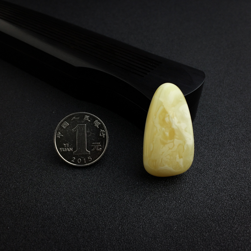 天然白花蜜蜜蜡吊坠 - 红掌柜