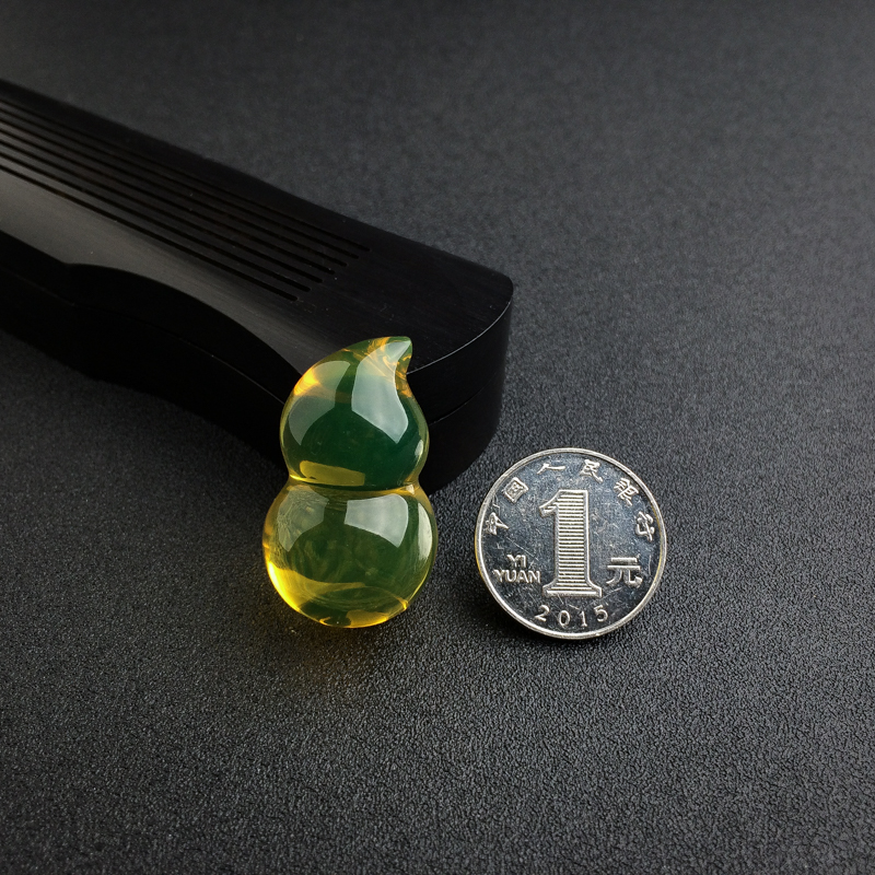 墨西哥蓝珀吊坠 - 红掌柜