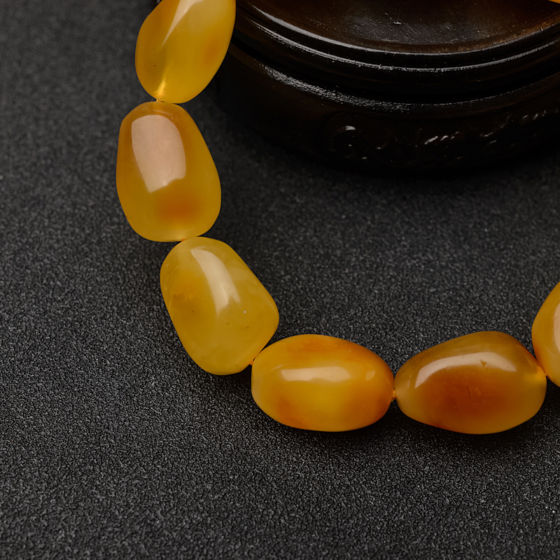 波罗的海俏色蜜蜡、手串 - 红掌柜