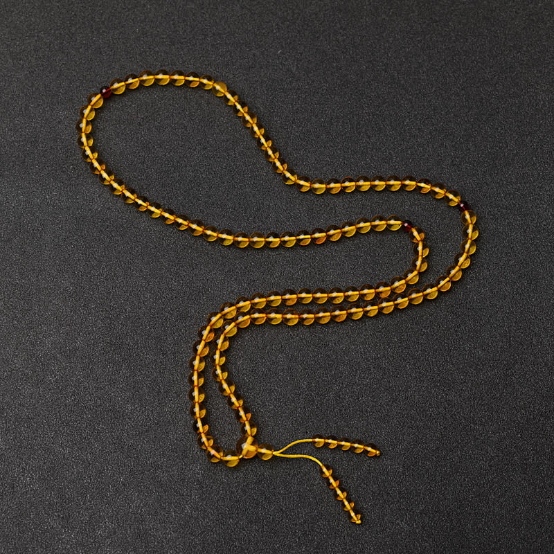 金珀佛珠-红掌柜