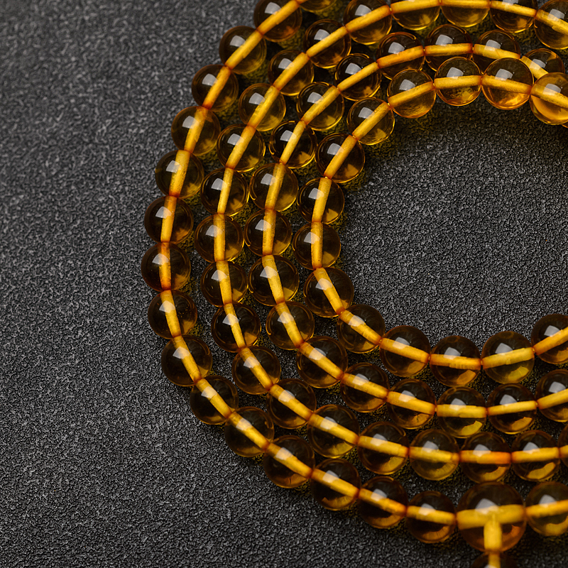 缅甸金珀佛珠-红掌柜