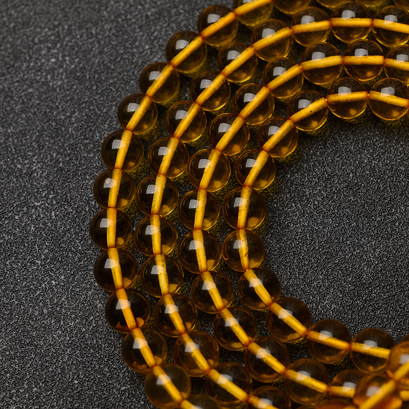 缅甸金珀佛珠-红掌柜