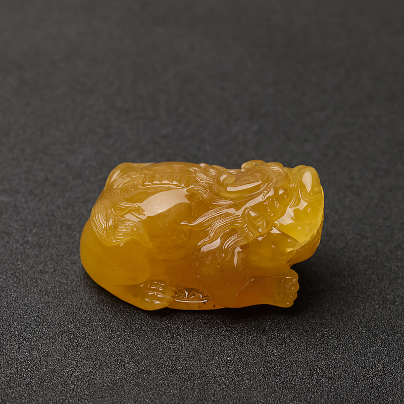 褐红蜜蜡貔貅-红掌柜