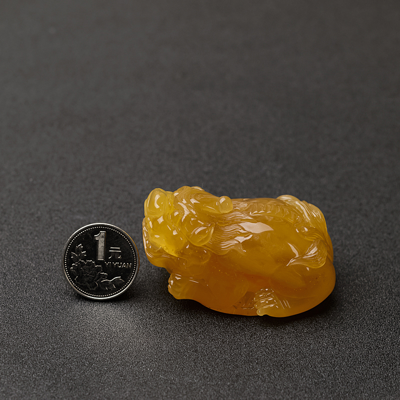 波罗的海蜜蜡貔貅吊坠-红掌柜