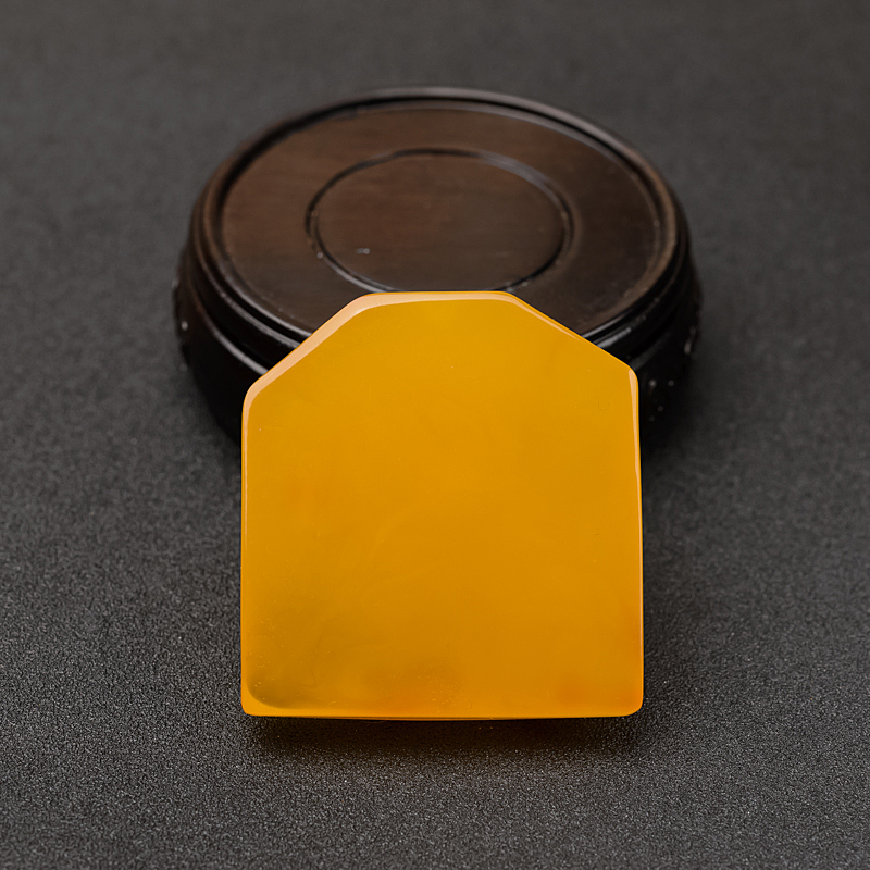 蜜蜡无事牌-红掌柜