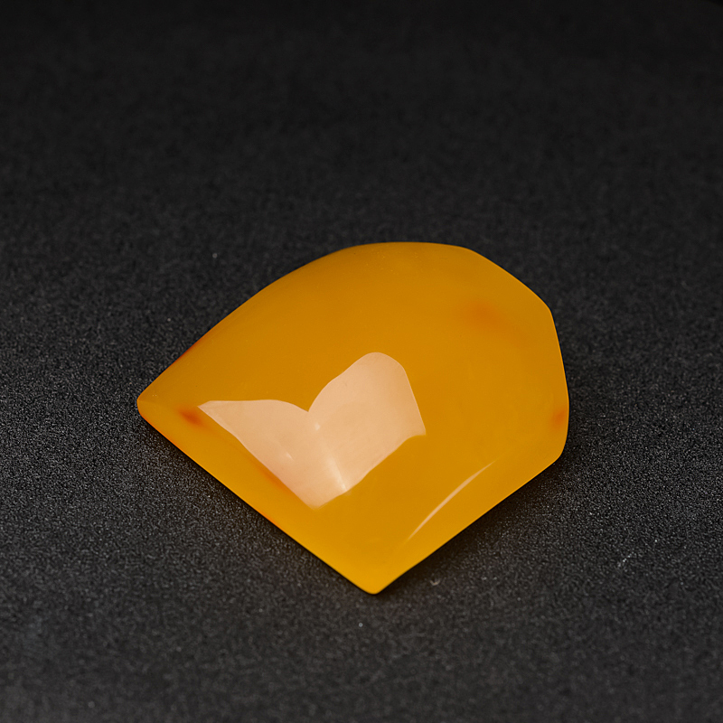 天然蜜蜡无事牌-红掌柜