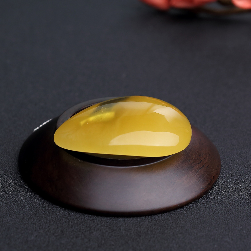 蜜蜡随形吊坠-红掌柜