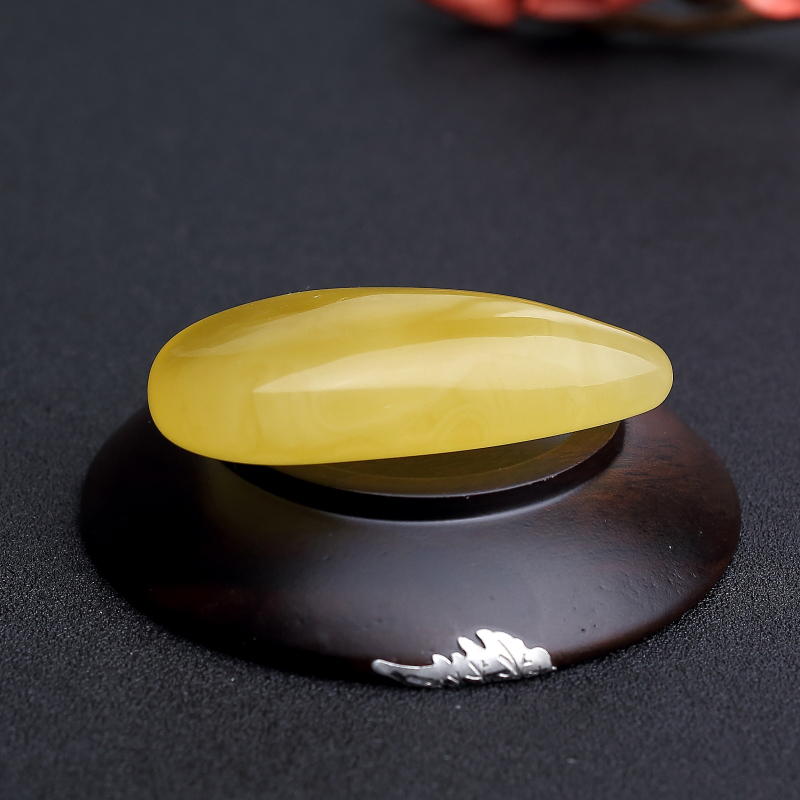 天然蜜蜡随形吊坠-红掌柜