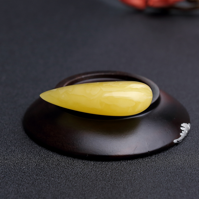 蜜蜡水滴-红掌柜