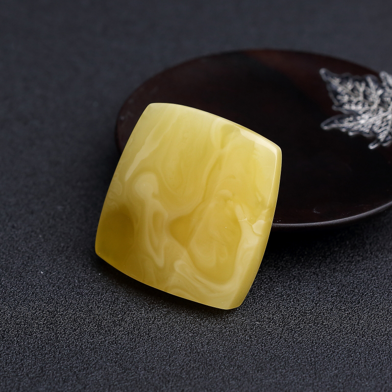 蜜蜡无事牌吊坠-红掌柜