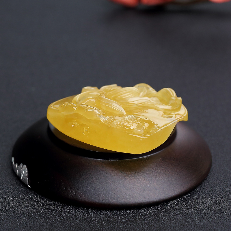 鸡油黄蜜蜡-红掌柜