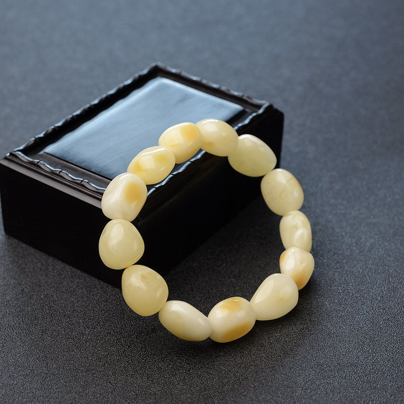 蜜蜡随形手串-红掌柜