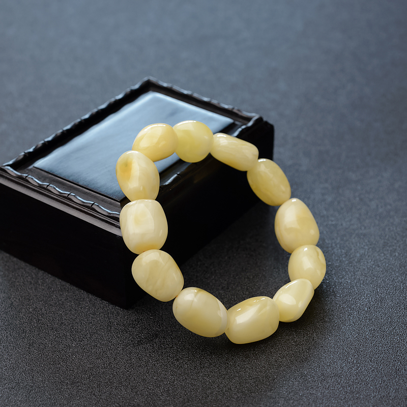 蜜蜡随形手串-红掌柜