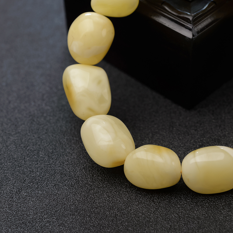 波罗的海蜜蜡随形手串-红掌柜