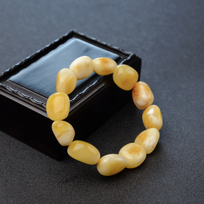 蜜蜡随形手串-红掌柜