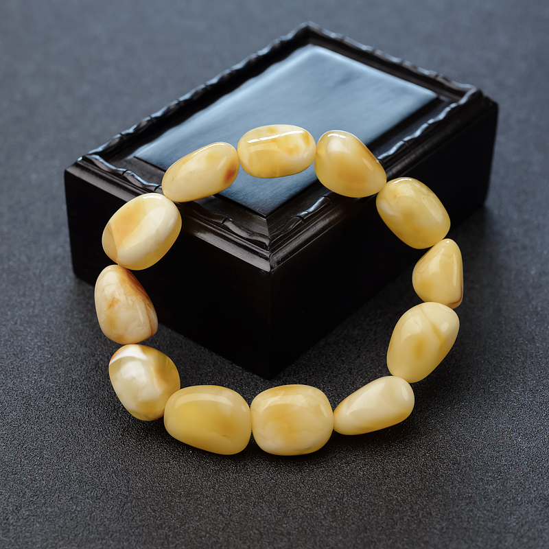 蜜蜡手串-红掌柜