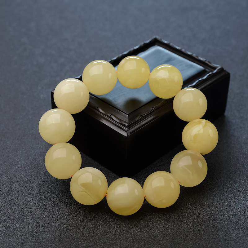 蜜蜡手串-红掌柜