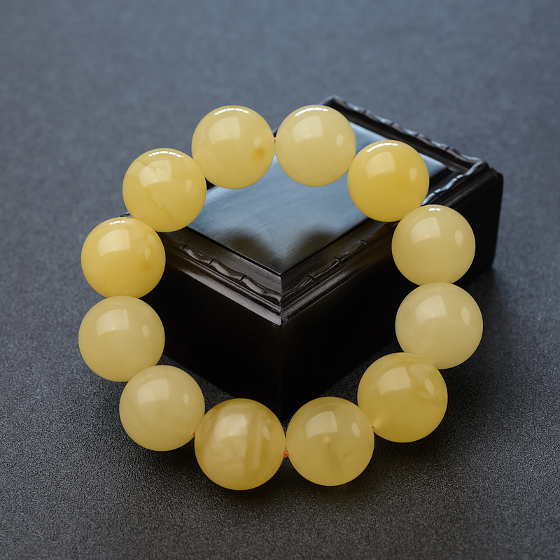 蜜蜡手串-红掌柜