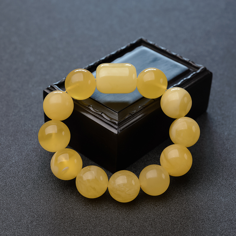 蜜蜡手串-红掌柜